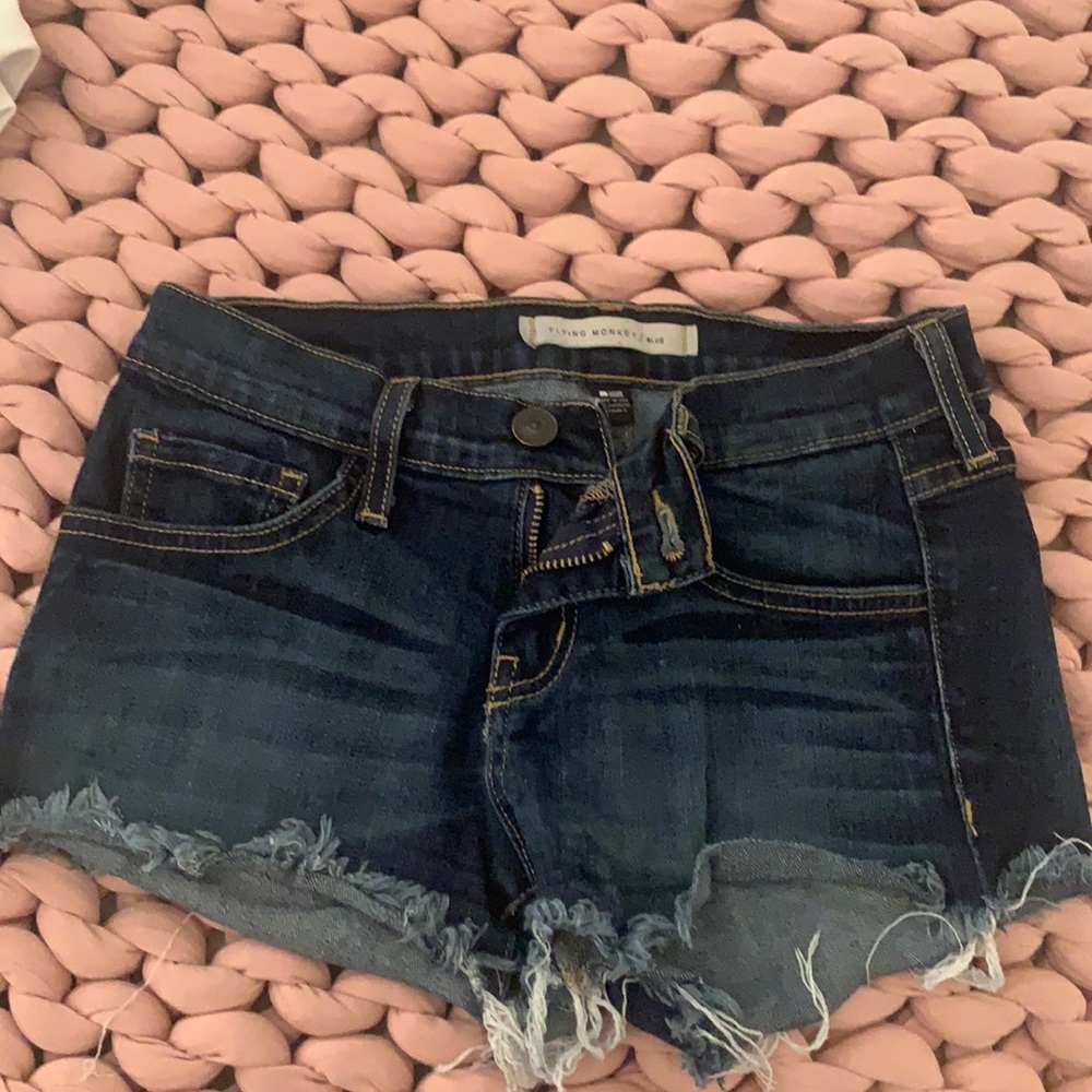 Flying Monkey Jean Denim Shorts